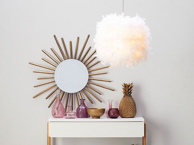 feather Plume pendant ceiling light from BHS - goodhomesmagazine.com