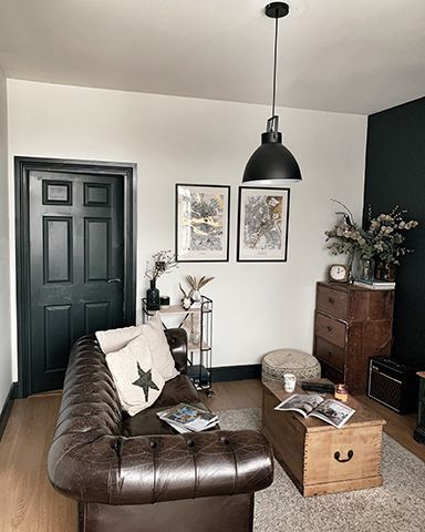 cultfurniture pendant - 7 living room updates for renters - living room - goodhomesmagazine.com