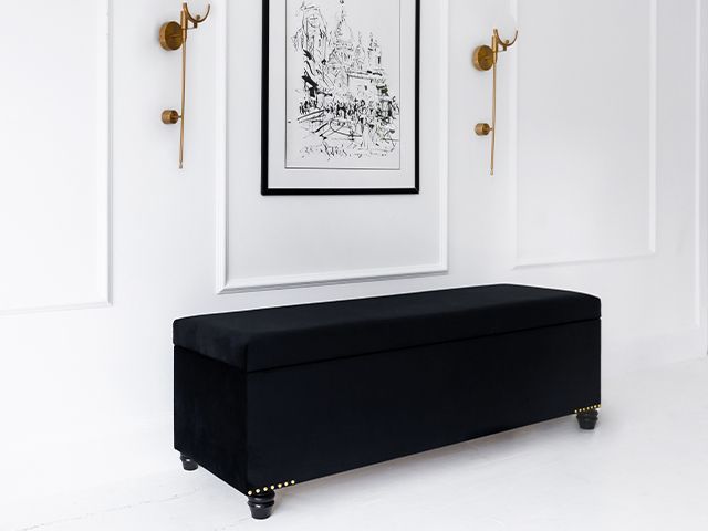 frenchbedroomco ottoman - 5 of the best velvet ottomans - bedroom - goodhomesmagazine.com