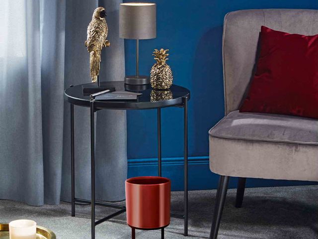 lidl luxury homewares shopping with armchair, lamp and decorations - goodhomesmagazine.com