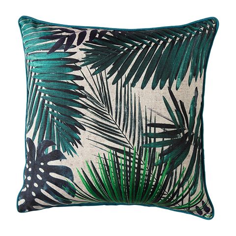 palm leaf print cushion - sneak peek: new botanical range from Very - shopping - goodhomesmagazine.com