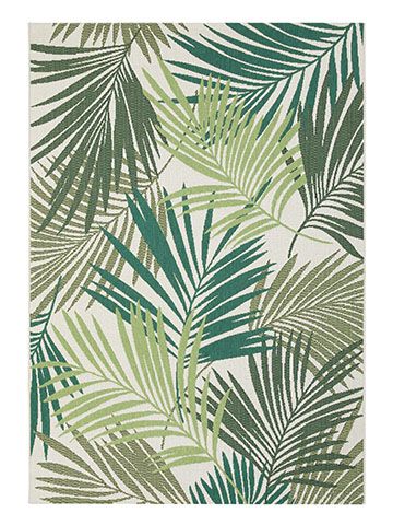 palm leaf print flatweave rug - sneak preview: new botanical range from Very - shopping - goodhomesmagazine.com