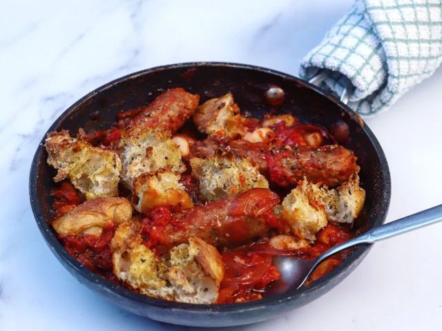 Linda McCartney's Sausage Cassoulet - Credit: Miguel Barclay