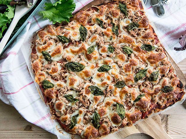 gluten-free buckwheat pizza - goodhomesmagazine.com