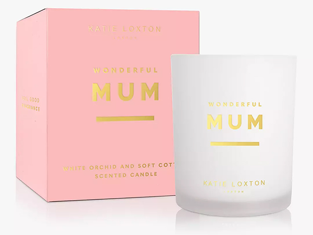 Katie Loxton Wonderful Mum Scented Candle, £16.99, John Lewis & Partners | Good Homes Magazine