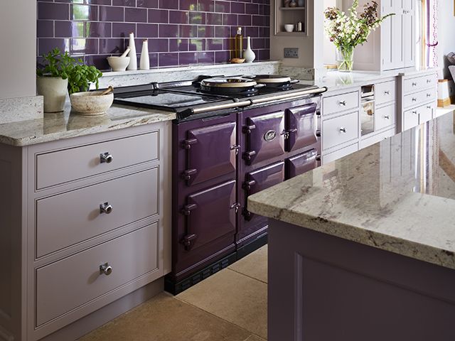 Lilac kitchen from martin moore - inspiration - goodhomesmagazine.com