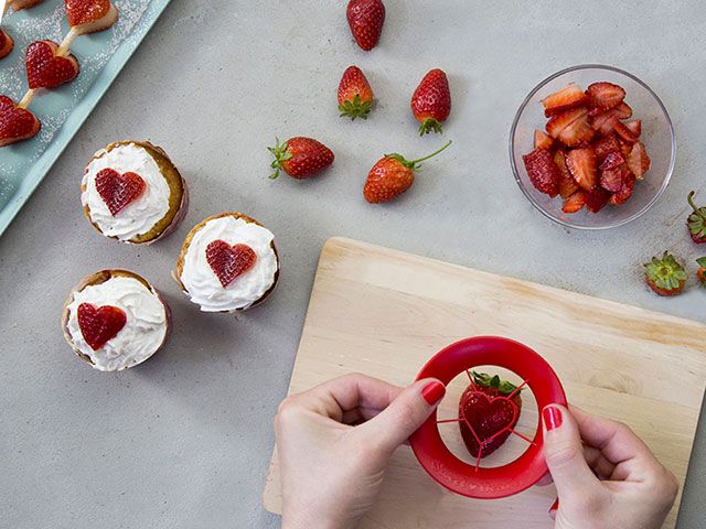 strawberry heart cutter - goodhomesmagazine.com