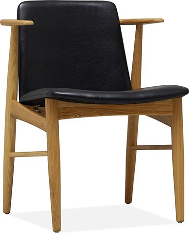 black and wood chair - black colour palette: our top picks - inspiration - goodhomesmagazine.com