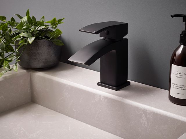 black bathroom tap - The top bathroom renovations that will add value to your home - bathroom - goodhomesmagazine.com