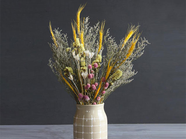 dried flower bouquet from Where Saints Go