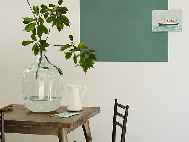 bright dining space painted in low voc earthborn paints - goodhomesmagazine.com