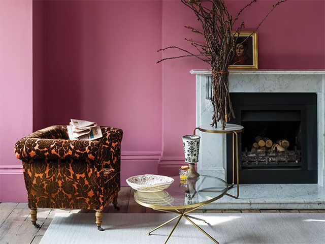 period living room painted in farrow and ball rangwali - goodhomesmagazine.com