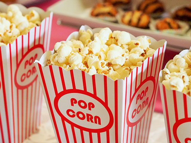 movie night popcorn snack image 