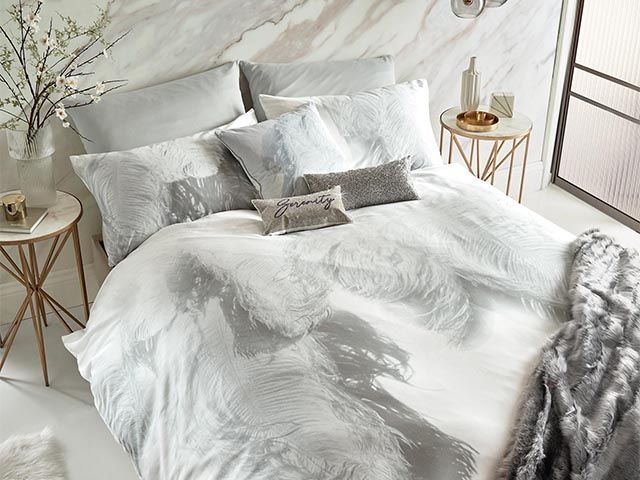 rita ora marble bedding - sneak peek of rita oras first bedding collection - news - goodhomesmagazine.com