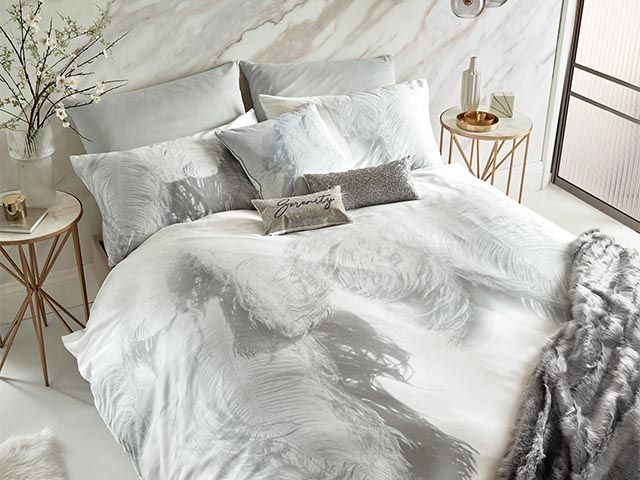 rita ora marble bedding - sneak peek of rita oras first bedding collection - news - goodhomesmagazine.com