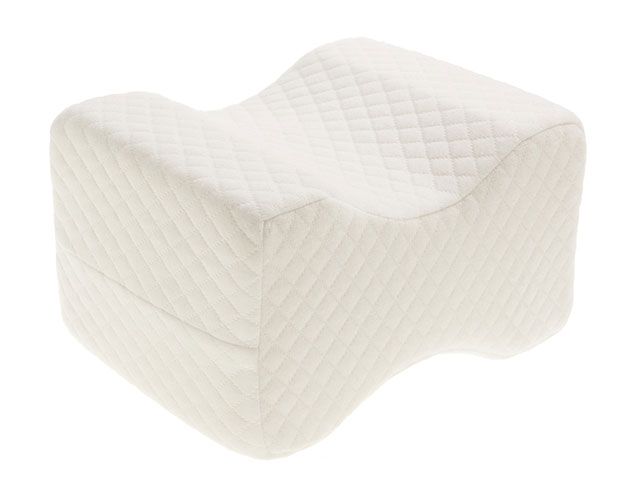 memory foam knee pillow - goodhomesmagazine.com