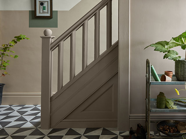 Colour drenching is a great update for your hallway