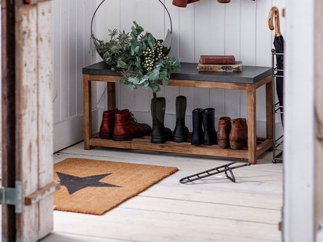 star doormat hallway - Dr Dawn's top tips on creating a mindful home - inspiration - goodhomesmagazine.com