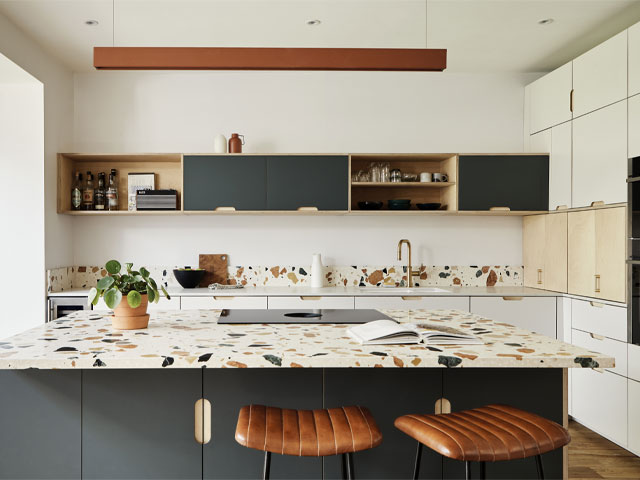 Terrazzo kitchen worktop