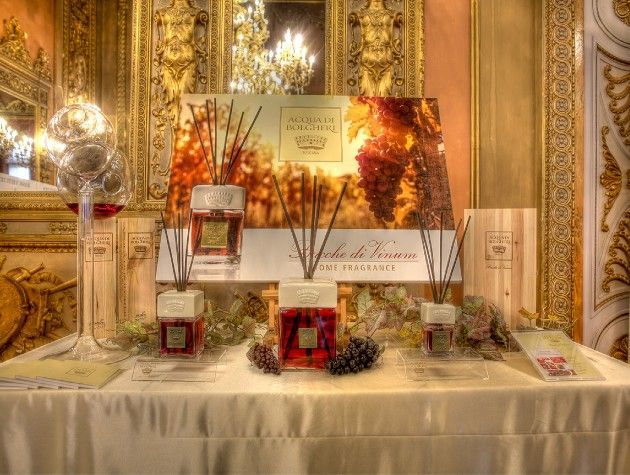 a table laid with scented reed diffusers