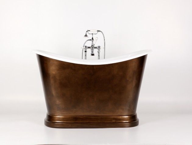 double ended deep free standing bath