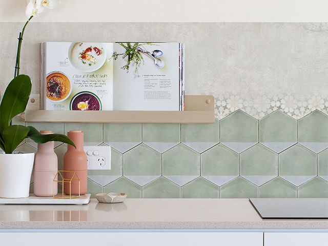 green kitchen splashback - ideas for decorating your kitchen with green - kitchen - goodhomesmagazine.com