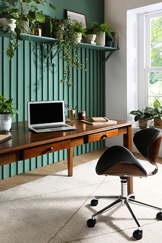green office spacer - how to style your home for happiness - inspiration - goodhomesmagazine.com