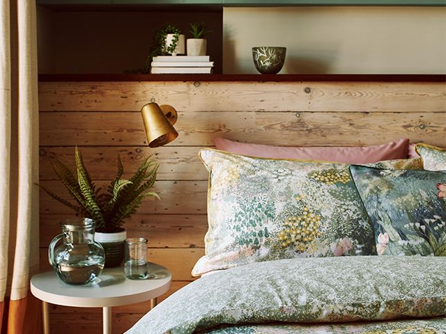 log cabin bedroom - 6 country bedroom styling ideas - bedroom - goodhomesmagazine.com