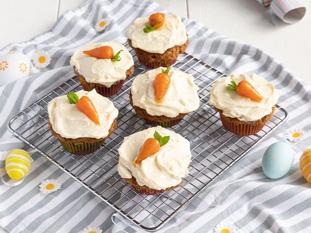 mini carrot cake recipe - easter bakes: 4 easy recipes - kitchen - goodhomesmagazine.com