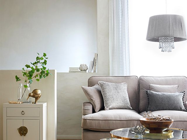 neutral living room dunelm - how to update your living room for spring - living room - goodhomesmagazine.com
