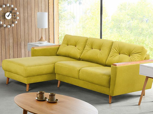 olive corner sofa - chaise sofas: our favourite comfortable and stylish designs - living room - goodhomesmagazine.com