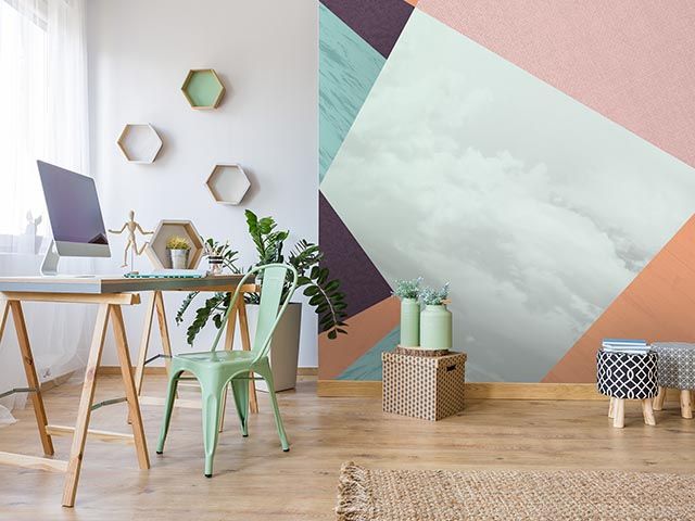 pastel coloured home office - swoon-worthy office spaces on Instagram - home office - goodhomesmagazine.com