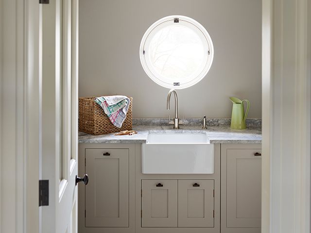 white utility space - 6 sustainable ideas for your kitchen - kitchen - goodhomesmagazine.com