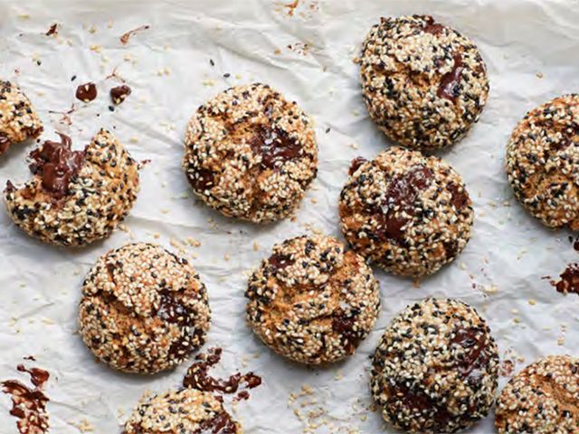 Melissa Hemsley's Tahini Choc Chip Cookies - Photography: Philippa Langley