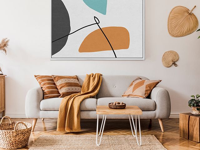 abstract house warm palette - easy cleaning jobs you can do during lockdown - inspiration - goodhomesmagazine.com