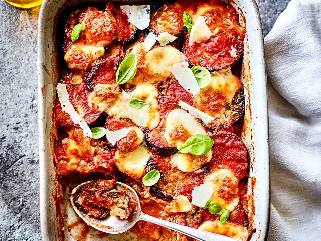 aubergine pasta recipe - 5 dinner recipes you can batch cook - kitchen - goodhomesmagazine.com