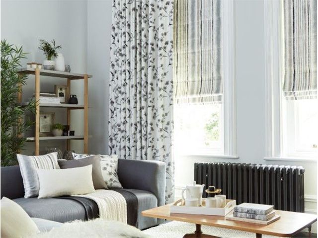 blinds direct floral living room with radiator - 6 virtual interiors experts you can consult during lockdown - inspiration - goodhomesmagazine.com