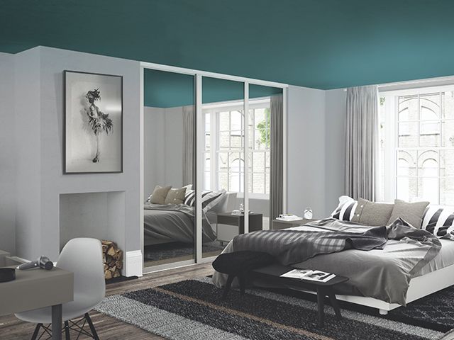blue ceiling bedroom - 5 painted ceilings on Instagram that will inspire you - inspiration - goodhomesmagazine.com
