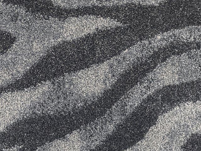 denim zebra carpet - sneak peek of Carpetright's new animal print collection - news - goodhomesmagazine.com