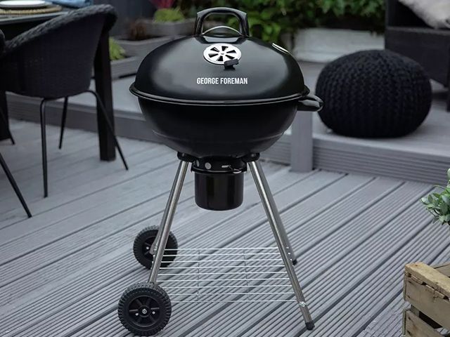 george forman small bbq - 6 of the best BBQs for small gardens - garden - goodhomesmagazine.com