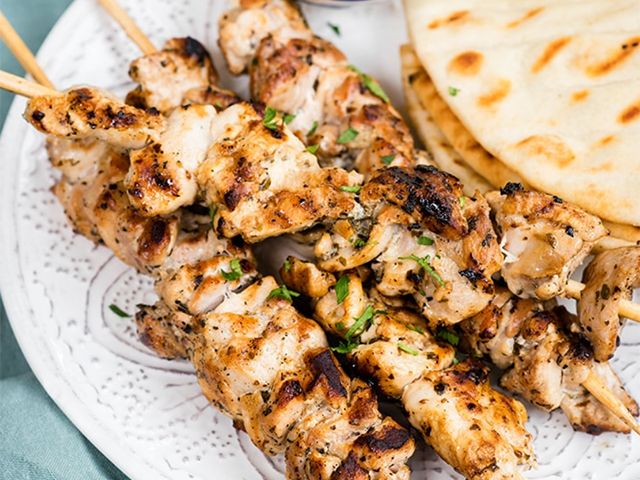 greek chicken skewers - 4 mouth-watering meaty BBQ recipes - kitchen - goodhomesmagazine.com