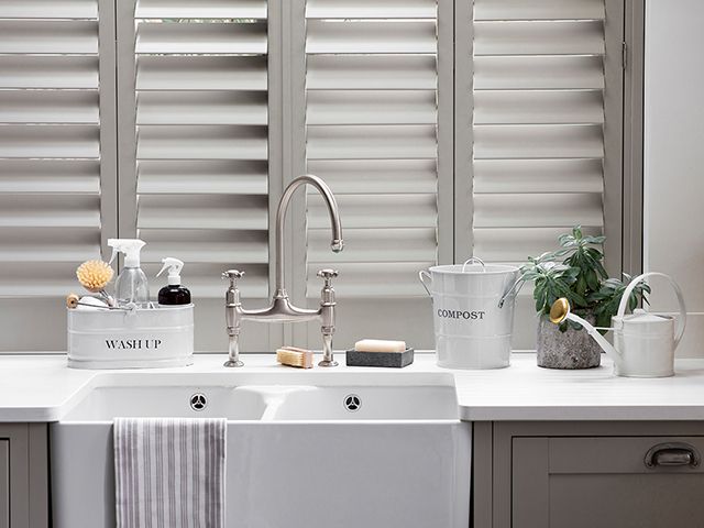 grey kitchen utility area - easy cleaning jobs you can do during lockdown - inspiration - goodhomesmagazine.com