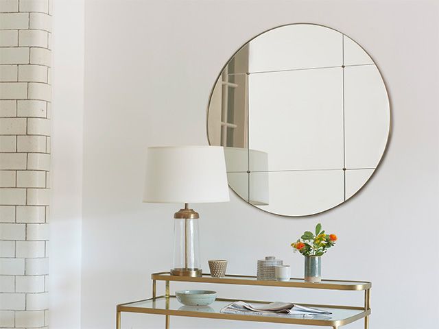 mirror hallway - easy cleaning jobs you can do during lockdown - inspiration - goodhomesmagazine.com