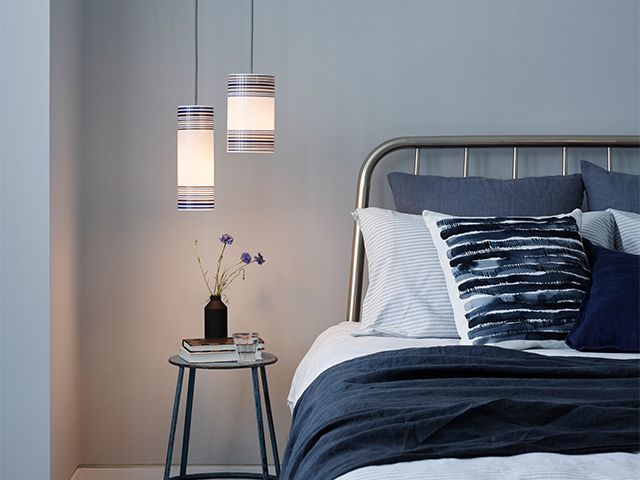 modern nautical bedroom - modern nautical decorating ideas for your home - inspiration - goodhomesmagazine.com