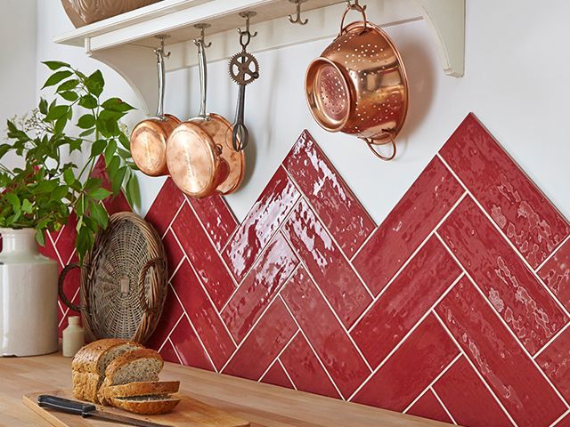 red metro tiles - 6 DIY jobs homeowners are planning to do over the bank holiday weekend - inspiration - goodhomesmagazine.com