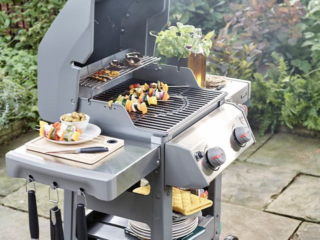 small grill bbq in grey - 6 of the best BBQs for small gardens - garden - goodhomesmagazine.com