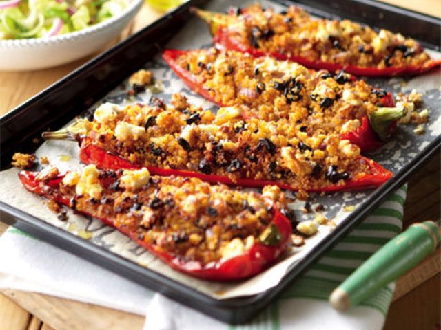 stuffed bbq peppers - 4 BBQ recipes suitable for vegetarians - kitchen - goodhomesmagazine.com