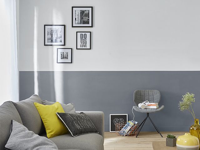 two toned paint effect - these 7 easy changes can add £50,000 to the value of your home - inspiration - goodhomesmagazine.com