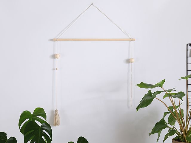 wall hanging diy - DIY crafting: how to make a tassel wall hanging - inspiration - goodhomesmagazine.com