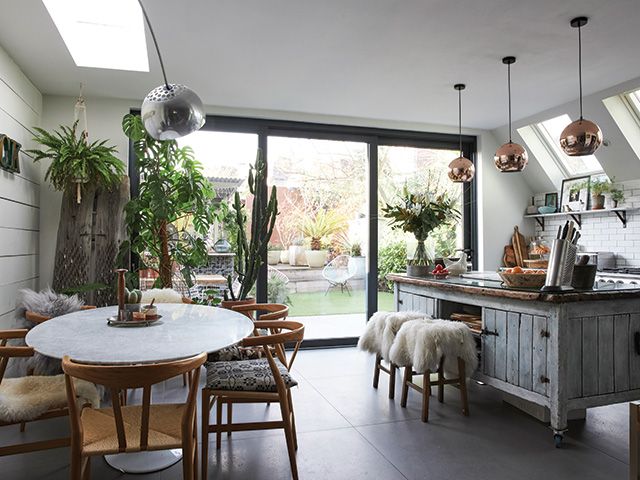 industrial style kitchen extension - goodhomesmagazine.com